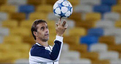 Julen Lopetegui con el uniforme del Oporto.