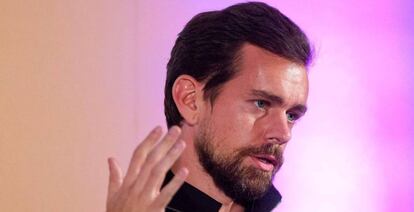Jack Dorsey, fundador y CEO de Twitter y CEO de Square.