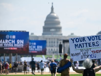 Aniversario de la marcha de 1963 en defensa de los derechos civiles en Washington, el pasado mes de agosto.