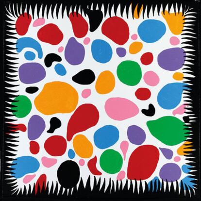 <i>Once the Abominable War is Over, Happiness Fills our Hearts</i> (2010), obra de Yayoi Kusama.