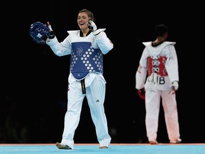 María del Rosario Espinoza, durante su participación en los Juegos Olímpicos de Londres 2012.
