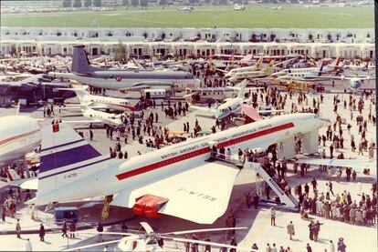 Concorde 001 en el Paris Air Show de 1971.