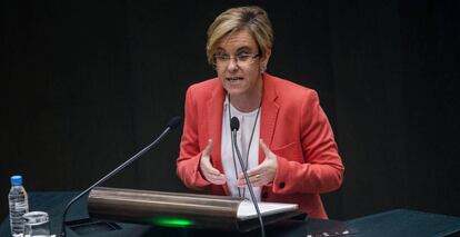 La portavoz socialista en el Ayuntamiento, Purificación Causapié.