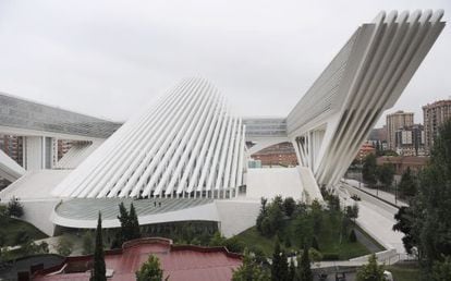 Auditorio construido por Santiago Calatrava en Oviedo.