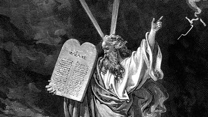 Moisès va trencar les primeres taules de la llei.