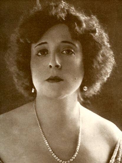 Margarita Ruiz de Lihory, en 1926, en un catálogo de una exposición de sus pinturas en Boston.