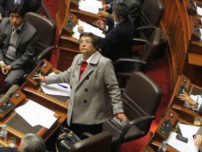 Imagen de la votaci&oacute;n en el Parlamento peruano.