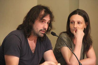 El cineasta Isaki Lacuesta i l'arquitecta Jelena Prokopljevic.