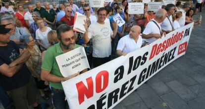 Concentraci&oacute;n de protesta de los trabajadores de P&eacute;rez Gim&eacute;nez.