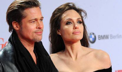 Brad Pitt y Angelina Jolie en 2010 en Berl&iacute;n.