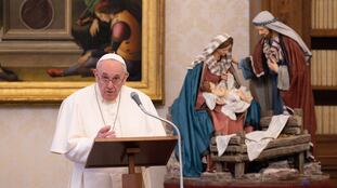 El papa Francisco, durante el Ángelus del pasado domingo.