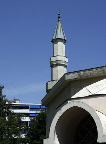 El minarete de la Fundación Cultural Islámica, en Ginebra.