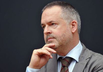 Fotografía del 10 de junio de 2014 de Hartwig Fischer, nuevo director del British Museum.