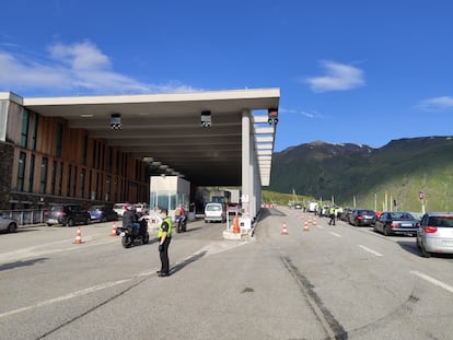 La frontera franco-andorrana, el pasado 1 de junio.