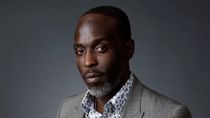 El actor Michael K. Williams posa en el Beverly Hilton en 2016.
