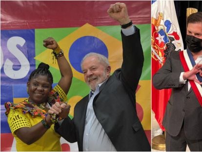 Izquierda en Latinoamérica: Francia Márquez con Lula da Silva y Gabriel Boric con Gustavo Petro