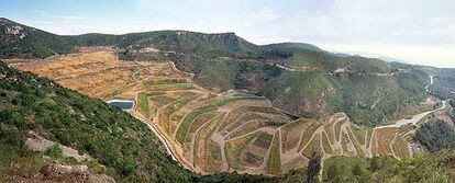 Vista de la restauración paisajística del vertedero del Garraf, de Batlle, Roig y Galí-Izard, que ha ganado el premio del World Architecture Festival en la categoría de reciclaje.