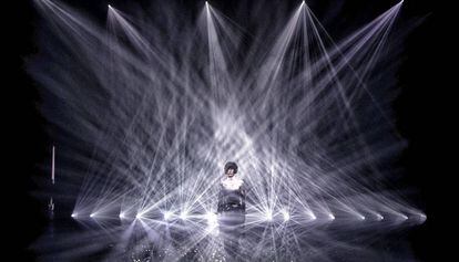 La instalación de luz y sonido de Daito Manabe para Sonar Planta, la principal apuesta artística del festival.