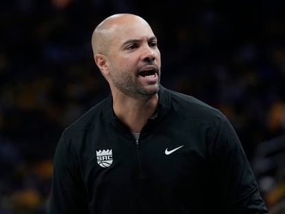 Jordi Fernández, durante un partido con los Sacramento Kings.