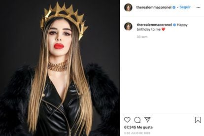 Coronel se reinventó como 'influencer' en Instagram, red social en la que promocionaba a varias empresas locales de Sinaloa entre sus ya más de 400.000 seguidores.