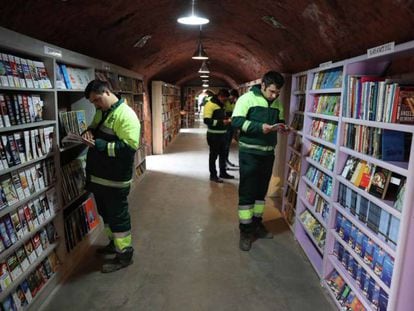 Biblioteca de libros abandonados en Ankara