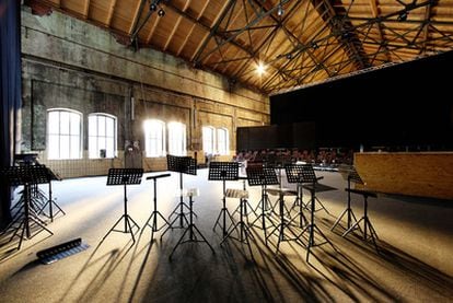 La sala de turbinas que proporcionaba energía a las minas de carbón de Bochum es ahora un auditorio para conciertos.