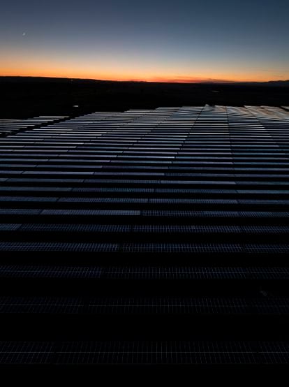 La megaplanta solar de Talayuela (Cáceres), inaugurada en enero (300 megavatios de potencia). 