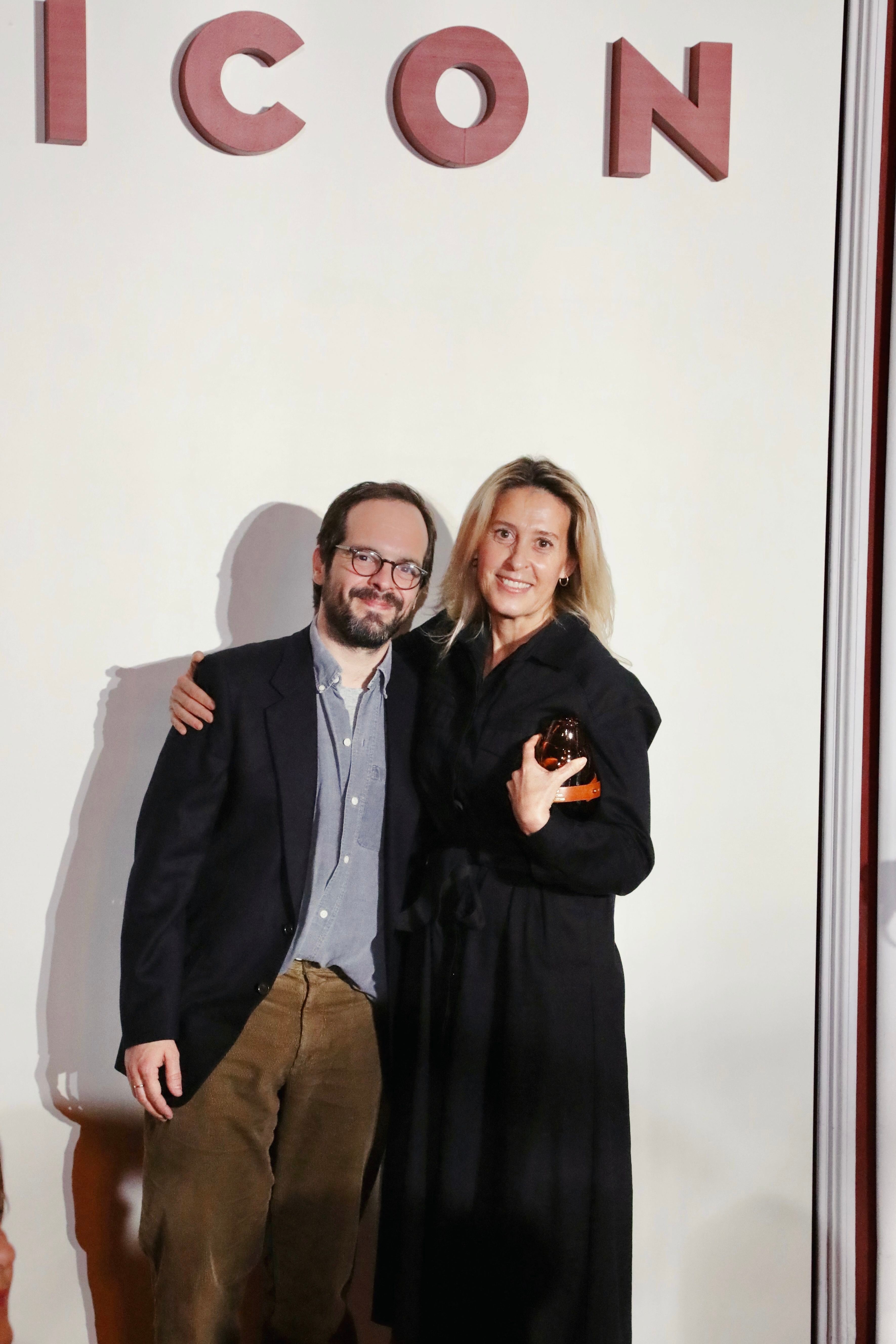 Daniel García, director de ICON, y Raquel Puentes, Communication Manager de Puig Iberia.
