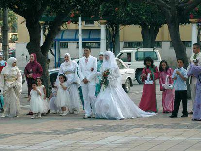 Celebración de una boda musulmana en Melilla.