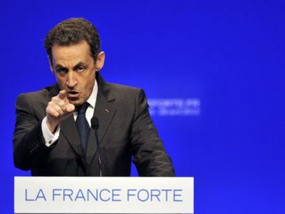Sarkozy, en campa&ntilde;a de las presidenciales que perdi&oacute; en abril de 2012.