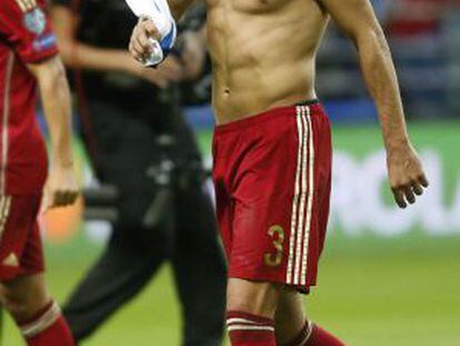 Piqué, tras el partido ante Eslovaquia.
