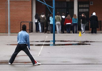 Alumnos del Instituto Público Mirasierra, en Madrid.
