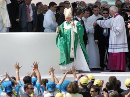 Viaje a Valencia del papa Benedicto XVI en 2006