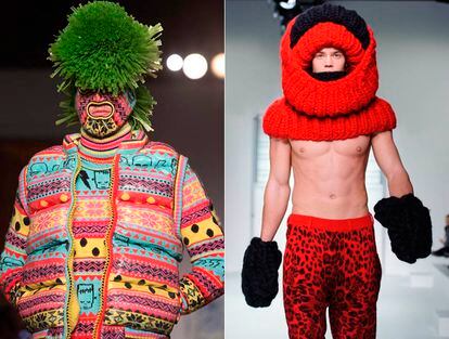Seguro que a la comunidad ‘wooly’ le interesan estos estilismos de pasarela que la británica Sibling ideó en 2014.