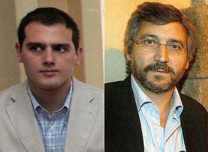 Albert Rivera y Antonio Robles.