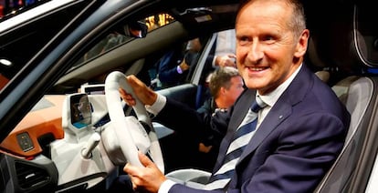 Herbert Diess, consejero delegado del grupo automovilístico Volkswagen.