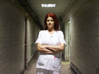 Montserrat Gil López, afectada por la venta de pisos a fondos buitres.