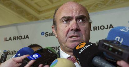  El ministro de Econom&iacute;a y Competitividad, Luis de Guindos.