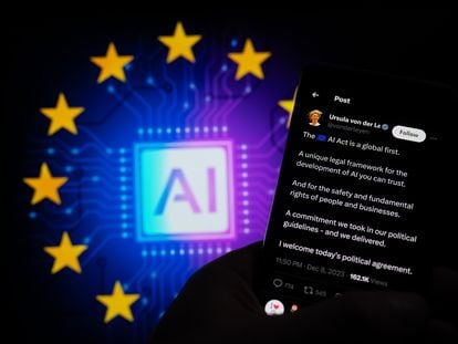 La UE acordó la ley de inteligencia artificial europea el pasado viernes.