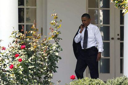 El presidente Barack Obama, ayer en la Casa Blanca.