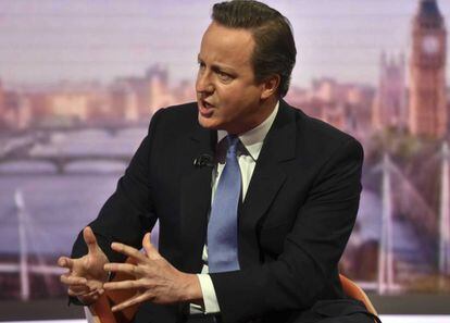 David Cameron, premier brit&aacute;nico