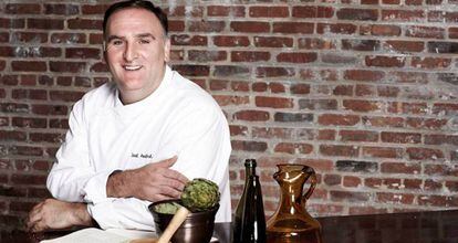 El chef español José Andrés, que acaba de entrar, por segunda vez, en la lista TIME de las 100 personas más influyentes.