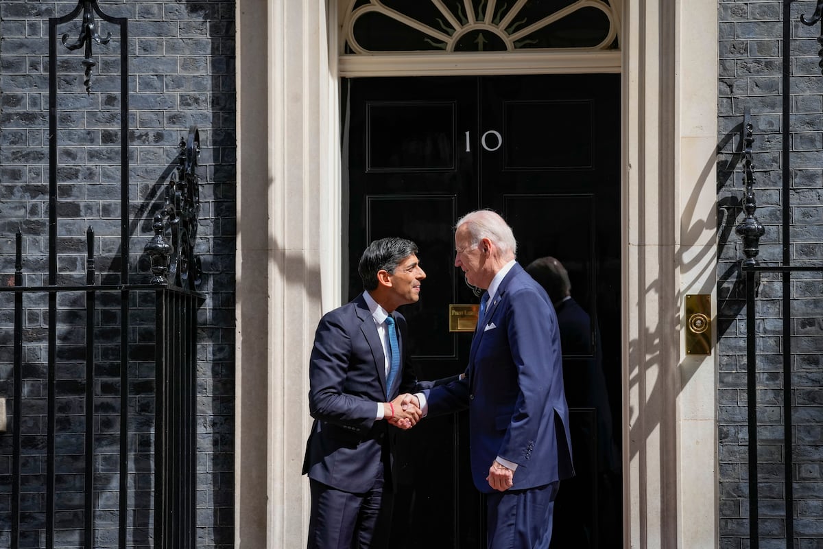 Biden y Sunak tienen posiciones sobre el futuro de Ucrania en la OTAN |  Internacional