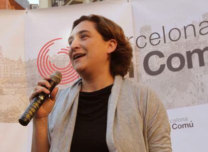 La futura alcaldessa de Barcelona, Ada Colau.