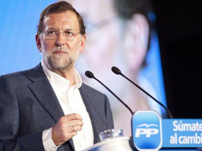 Mariano Rajoy, candidato del PP a La Moncloa.