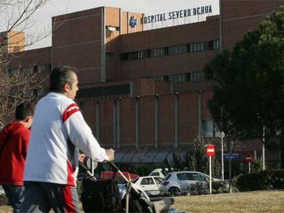 Fachada del hospital Severo Ochoa en Leganés, Madrid.