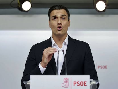 Pedro S&aacute;nchez, aquest divendres. 