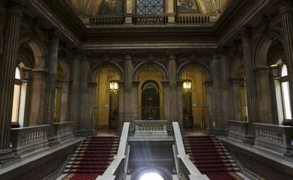 Ministerio de Agricultura. Patio central y escalera.