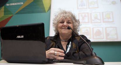 Ada Yonath, en la Feria de Guadalajara.