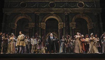 Ensayo de la ópera 'Rigoletto', en el Teatre Principal de Palma.